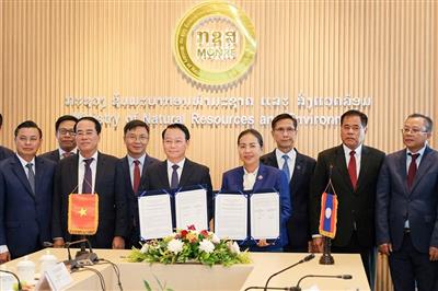 Vietnam, Laos enhance partnership on 7 strategic initiatives in natural resources and environment