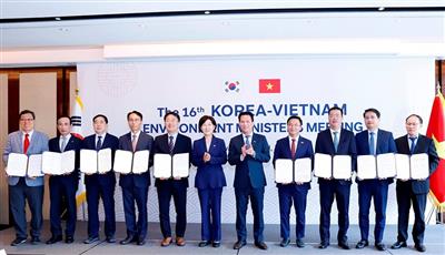 Vietnam - South Korea: Implementing comprehensive cooperation in the environmental sector